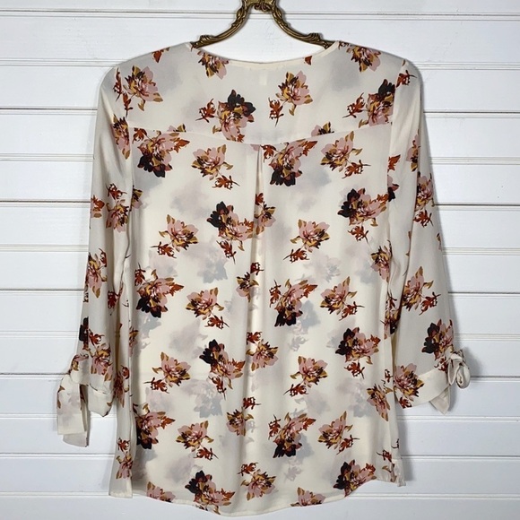 Maurices Sheer Floral Blouse Size Small - Picture 4 of 5